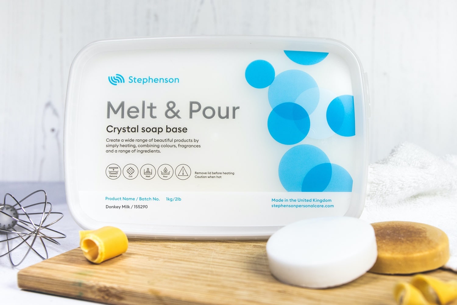 Melt & Pour Donkey Milk Solid Base